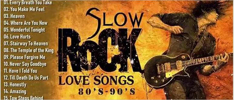 Love songs rock 80s